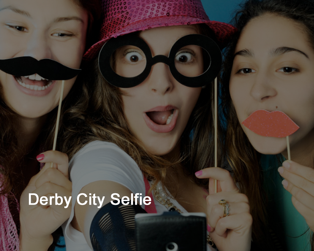 Derby City Selfie website design