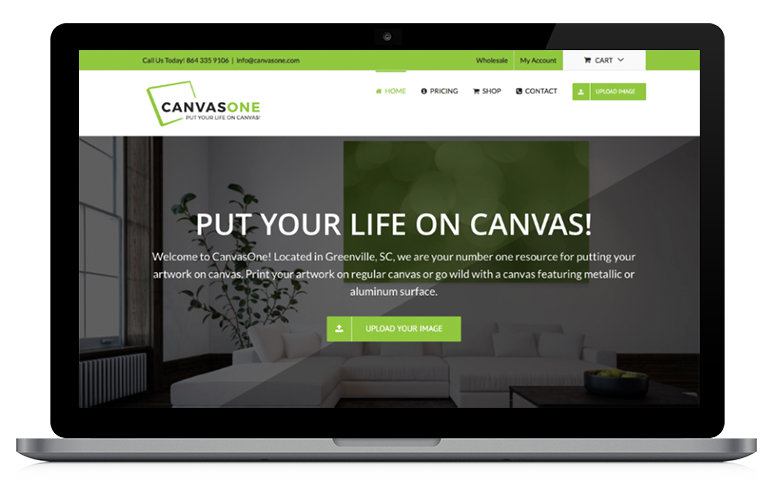 Website design on a Laptop Website design on a Laptop